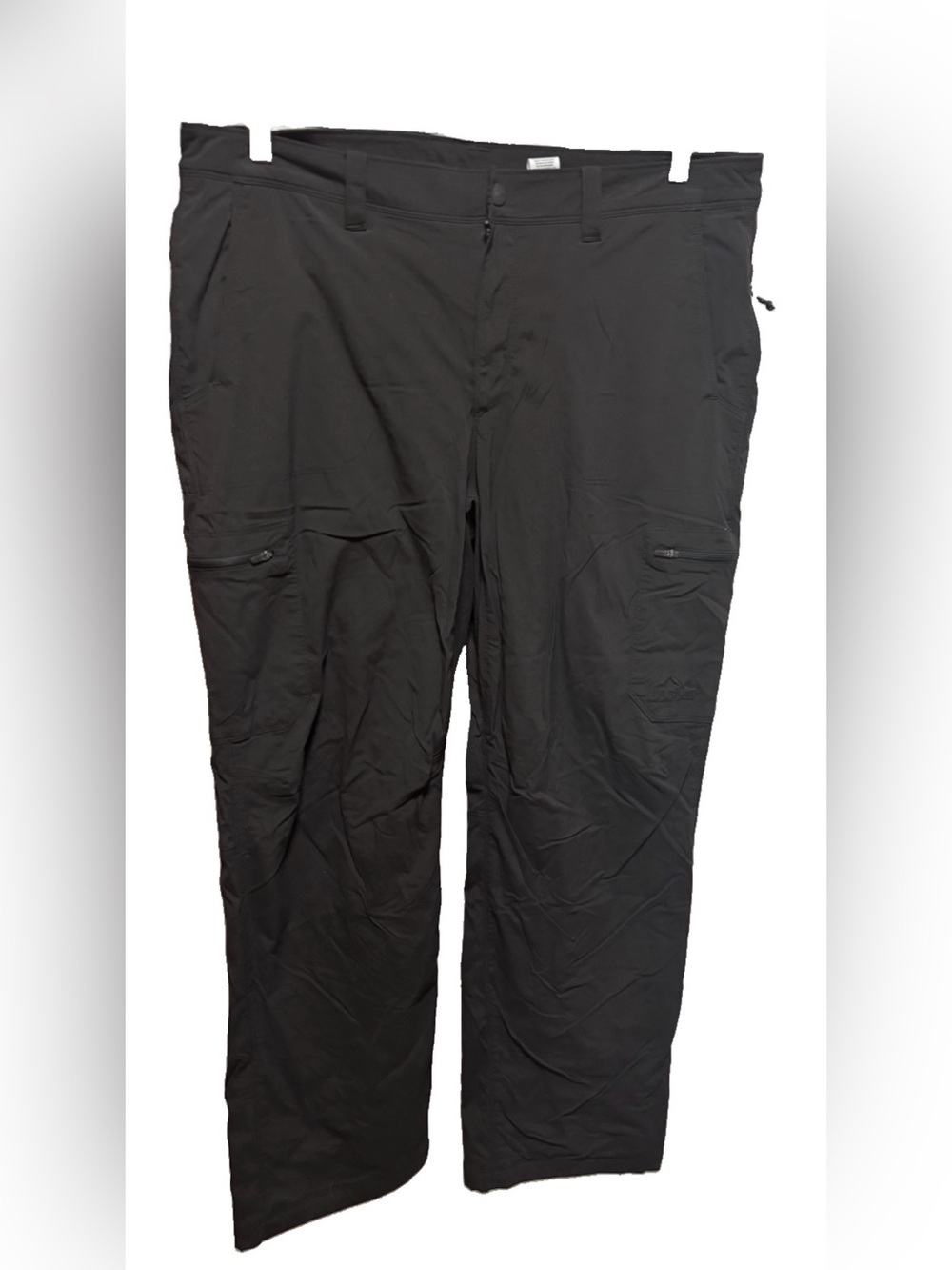 L.L. Bean Black Men's fleece lined Cargo hiking Pants